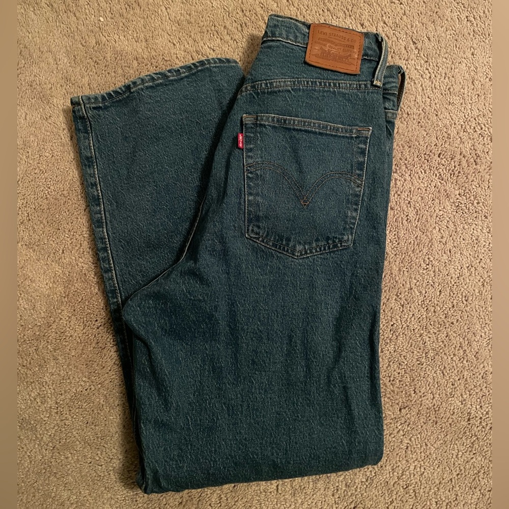 Levi's rib cage straight ankle Jeans